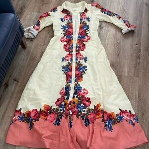 Women’s Sézane Robe Belladonna Maxi Dress size 36 gorgeous!